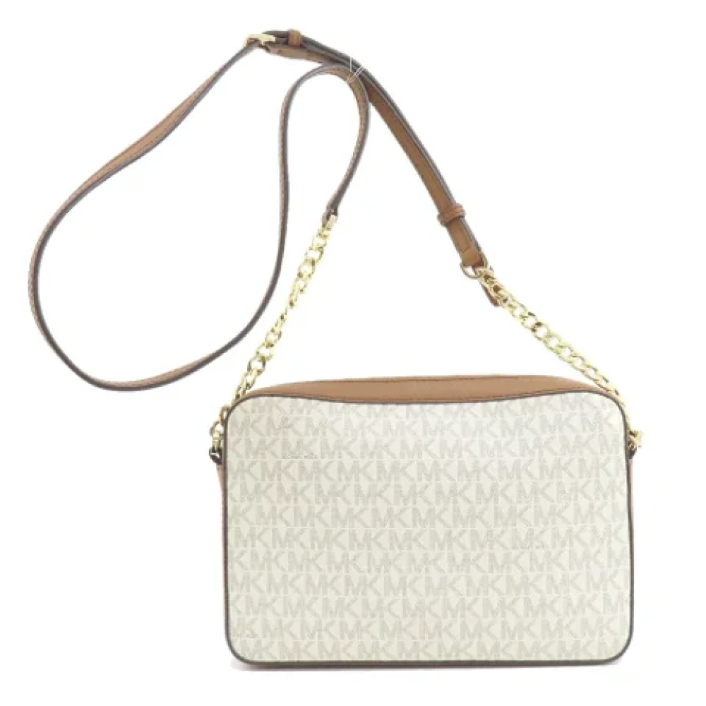 Michael Kors Pre-owned Plastic shoulder-bags Beige Dames
