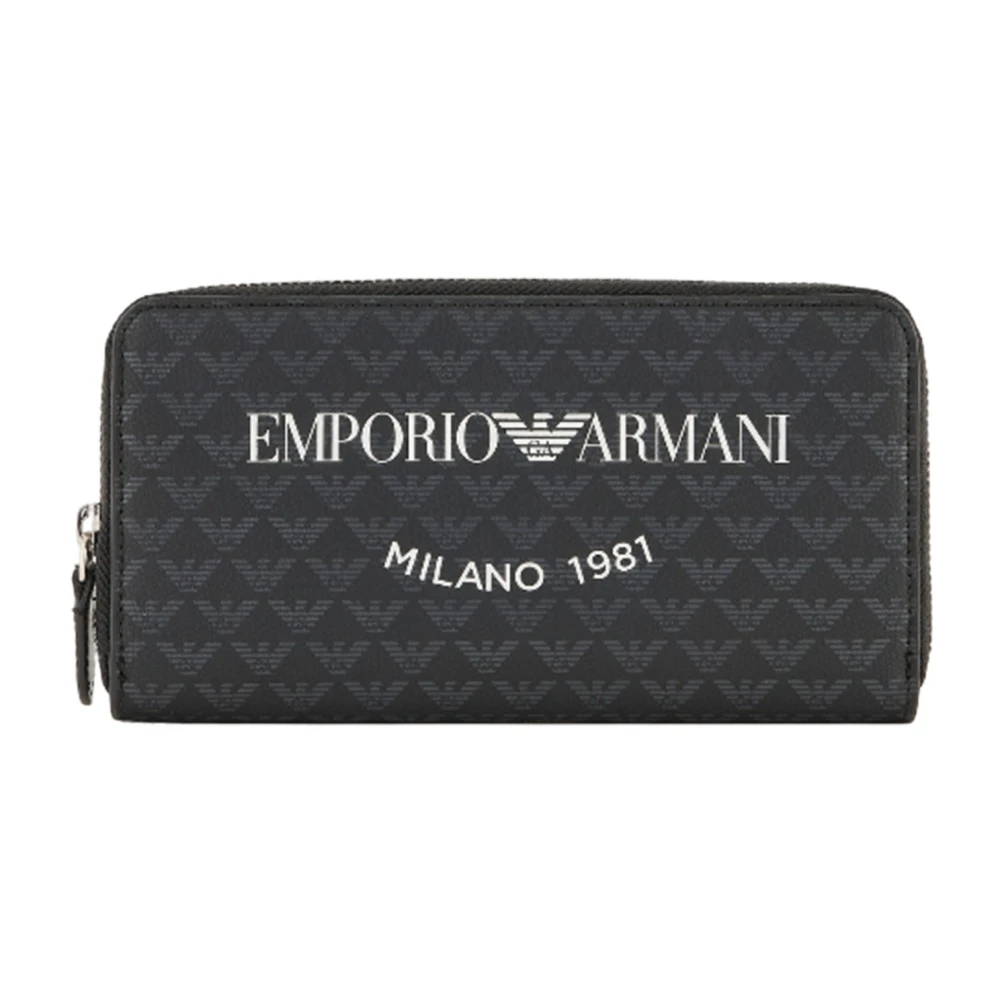 Emporio Armani Multicolor Portemonnee en Kaarthouder Blue Heren