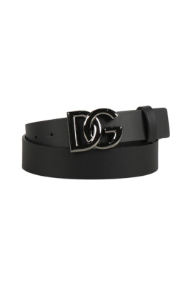 black-logo-buckle-belt