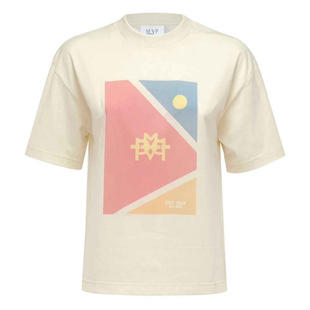 MVP wardrobe Tennisbaan T-shirt Multicolor Dames