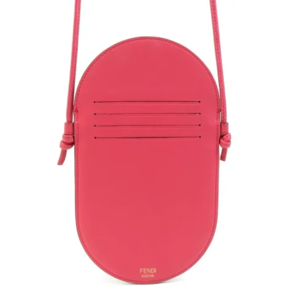 Fendi Vintage Pre-owned Leather home-office Pink Dames