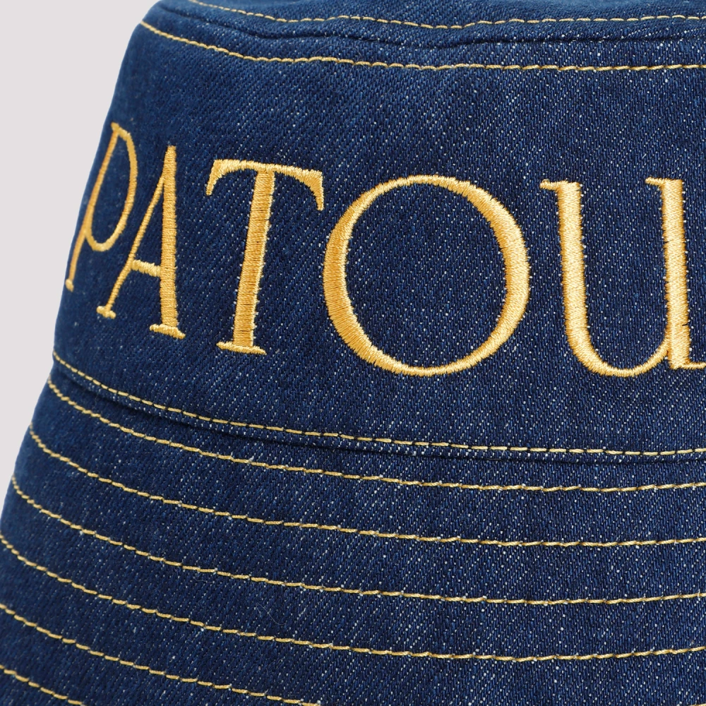 Patou Blauwe Bucket Hat Dames Accessoires Blue Dames
