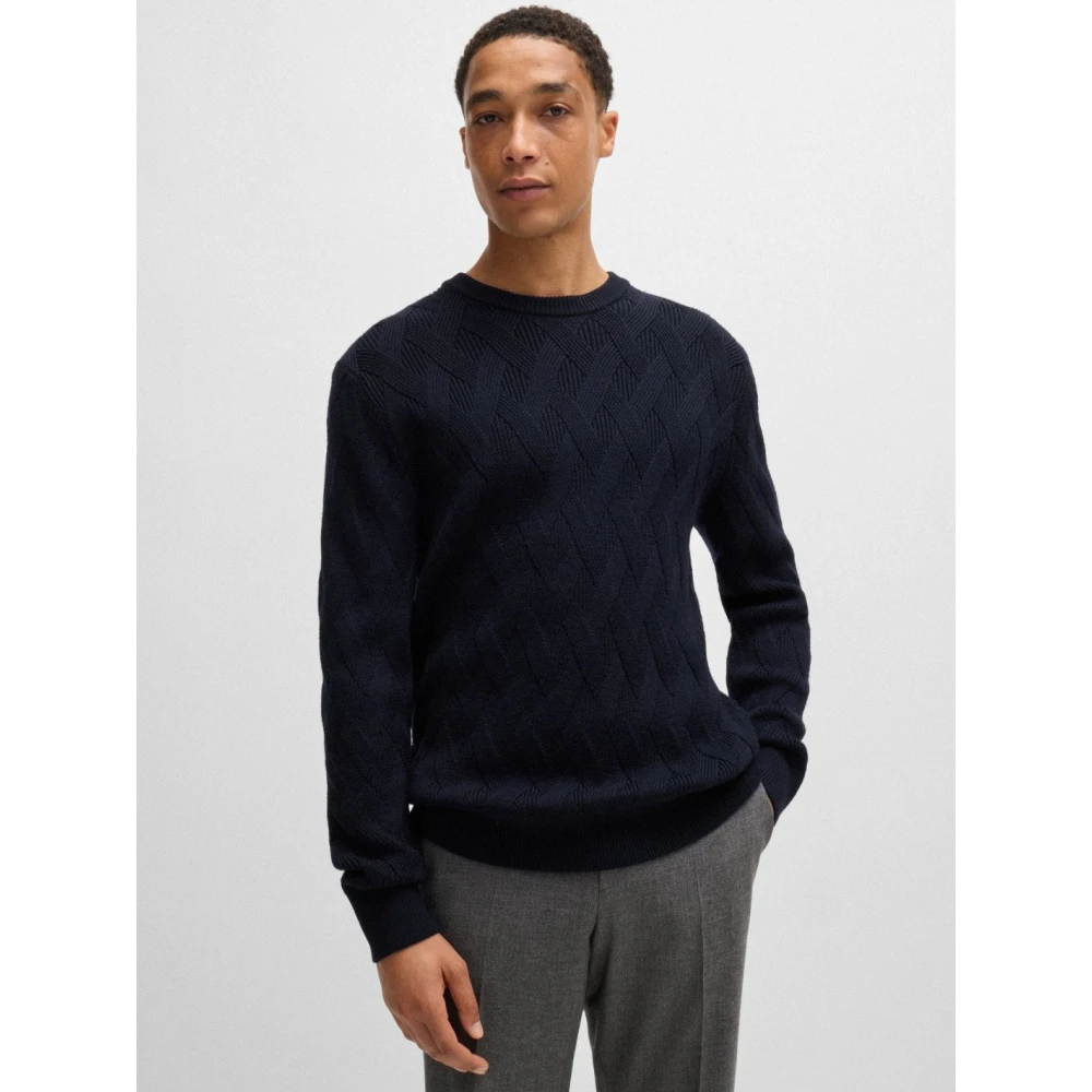 Boss Gevlochten Coltrui Blue Heren