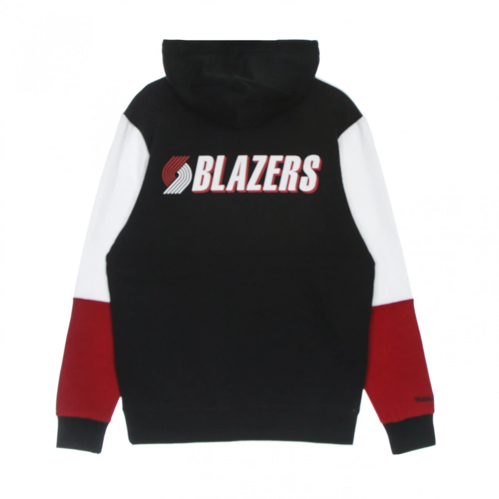 Mitchell & Ness HoodieBA Fusion Fleece 2.0 Hardwood Classics Porbla Black Heren