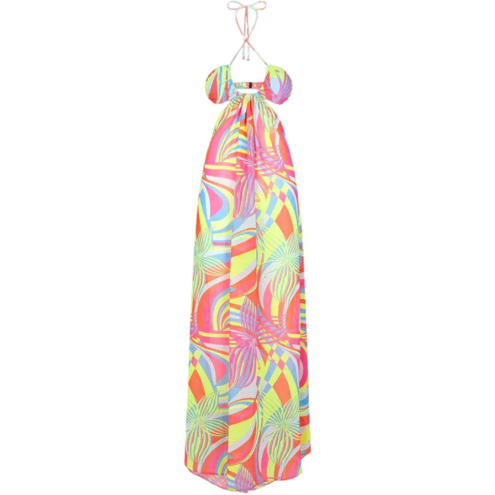 F**k Lange Jurk Multicolor Dames