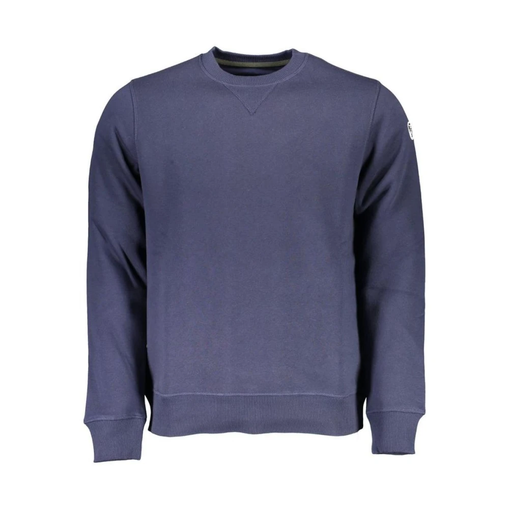 North Sails Men's Blue Sweatshirts,, Cotton Crew Neck Sweatshirt 2XL