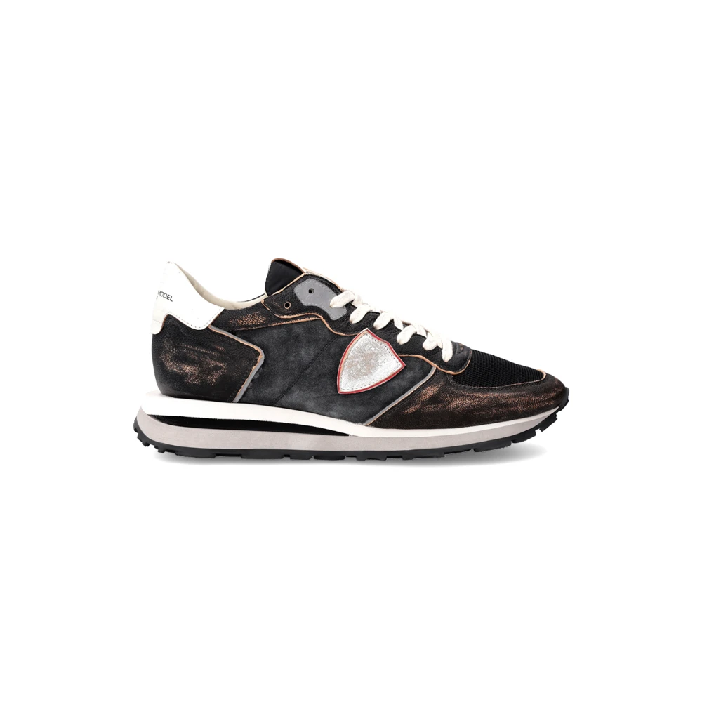 Philippe Model Uomo Nero Sneakers Tropez Haute Running