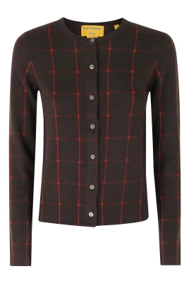Jane Checker Cardigan
