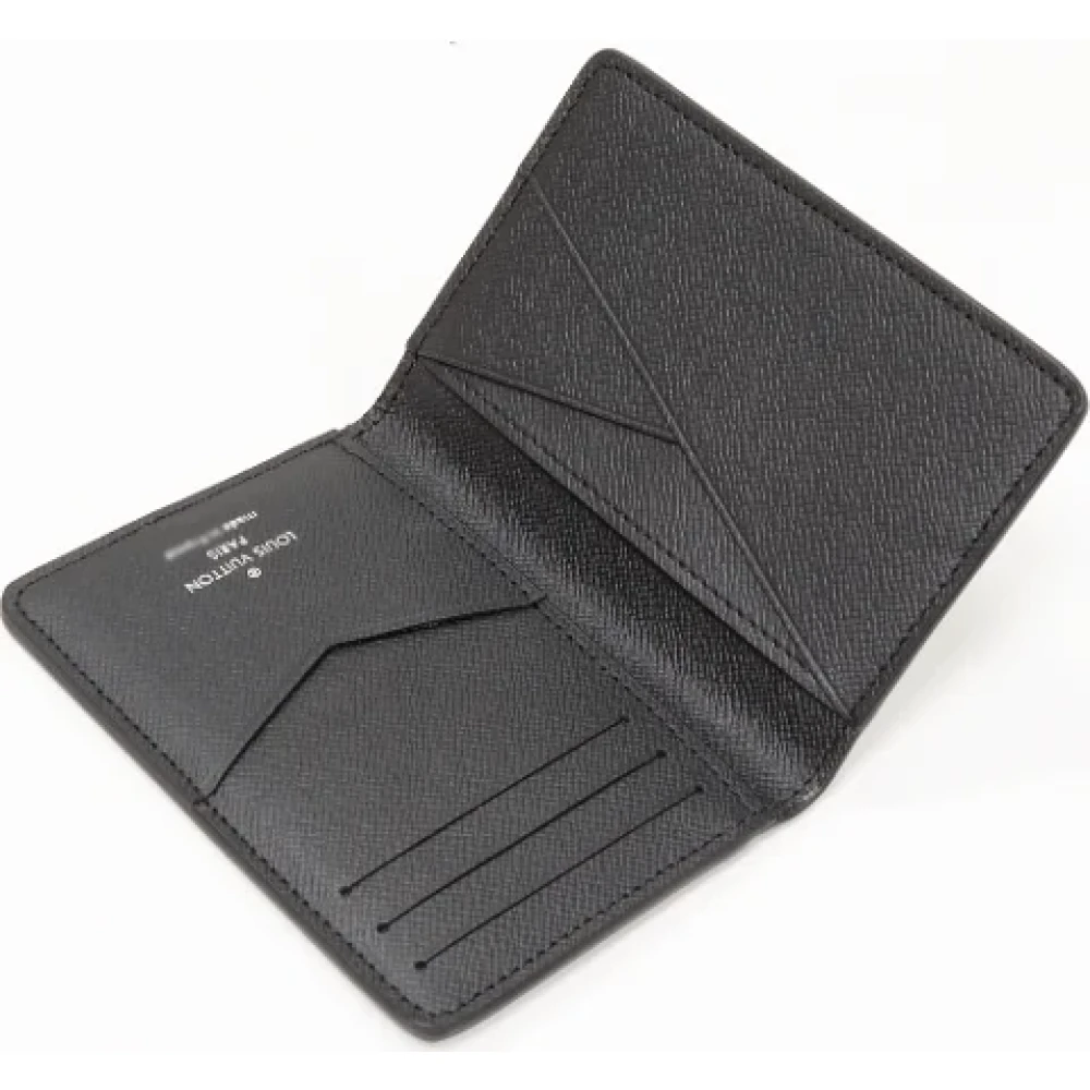 Louis Vuitton Vintage Pre-owned Canvas wallets Black Dames
