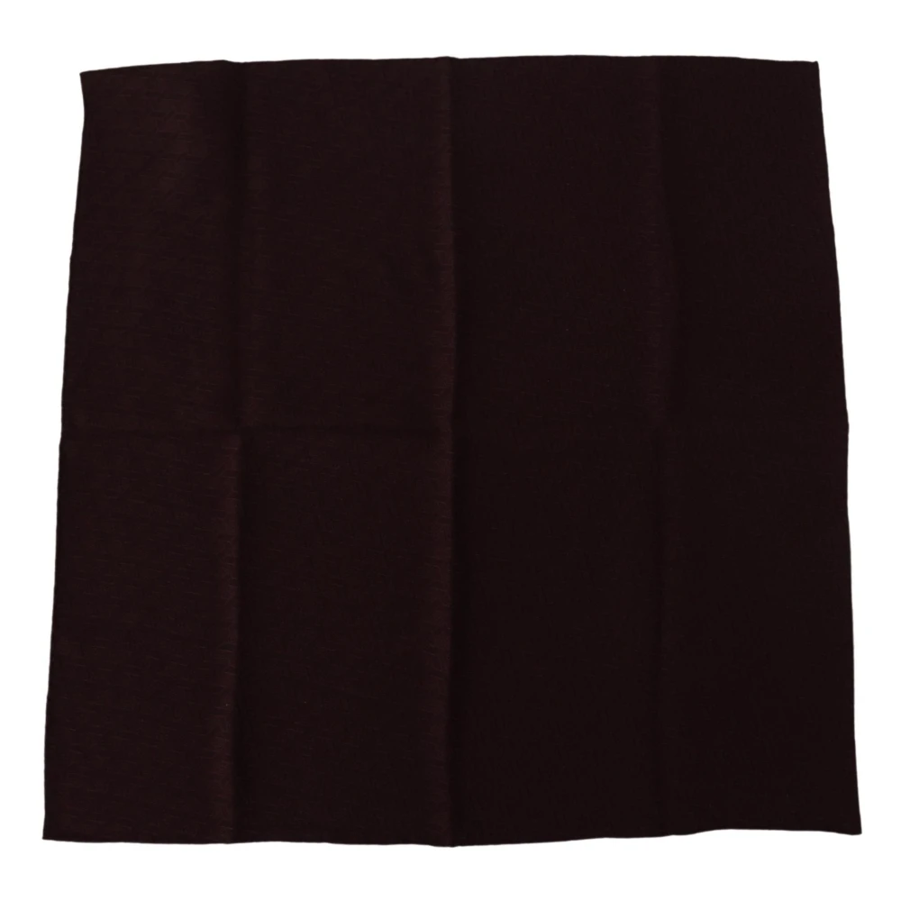 Dolce & Gabbana , Silk Scarves, Male, Brown, One Size, Elegant Silk Scarf Men's Accessory