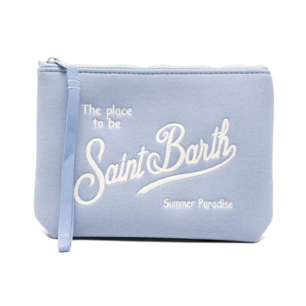 Mc2 Saint Barth Women's Blue Toilet Bags, One Size, Aline Piquet Pochette