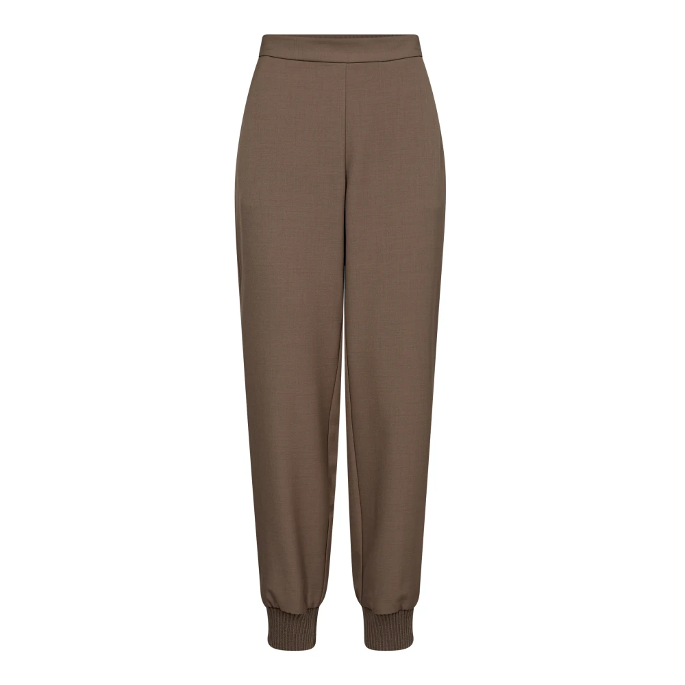 Co'Couture Bruine Joggers met Uniek Ontwerp Brown Dames