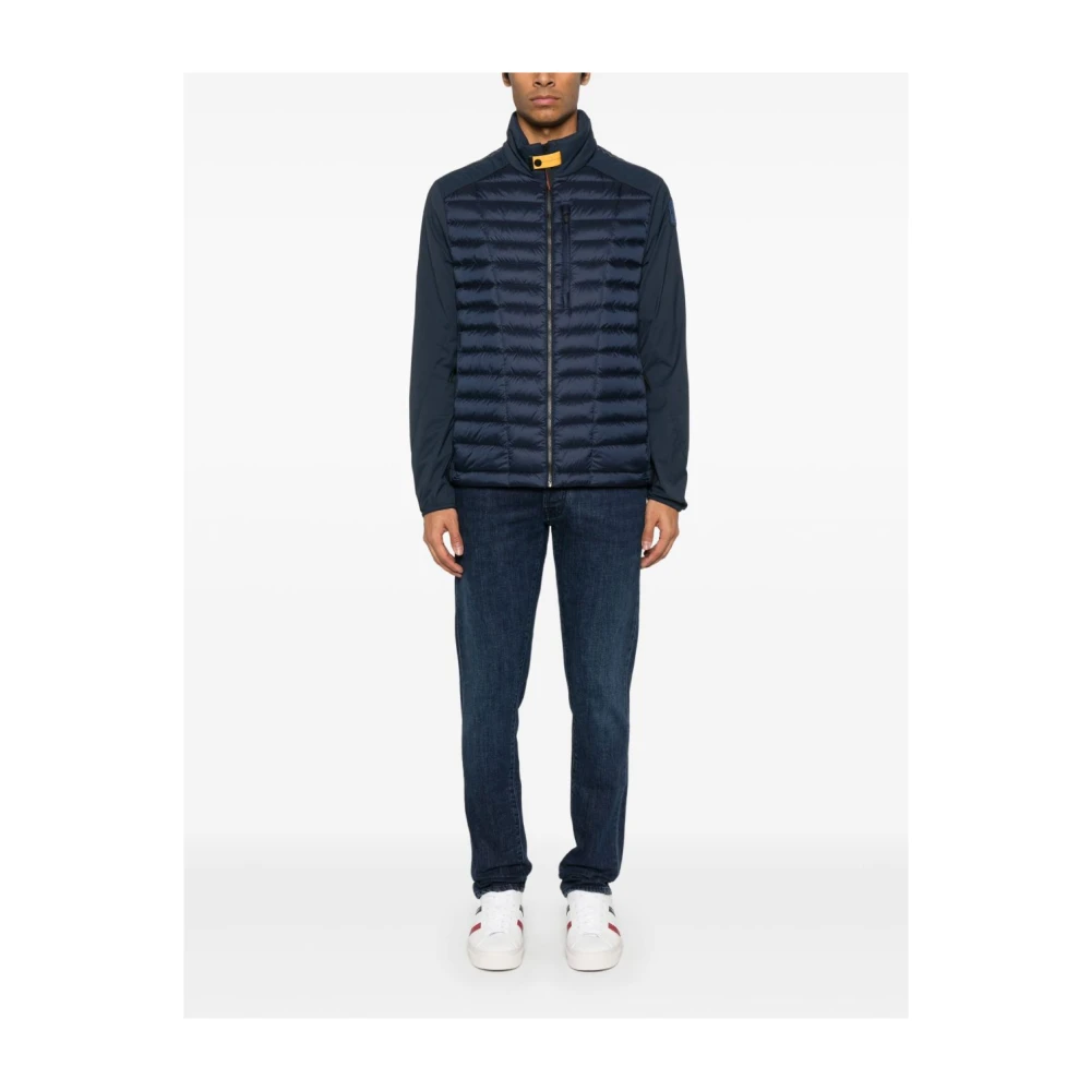 Parajumpers Navy Blauwe Jas met Rits en Zakken Blue Heren
