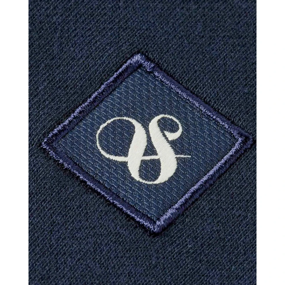 Scotch & Soda Essential Logo Badge Zip-Through Vest Blue Heren