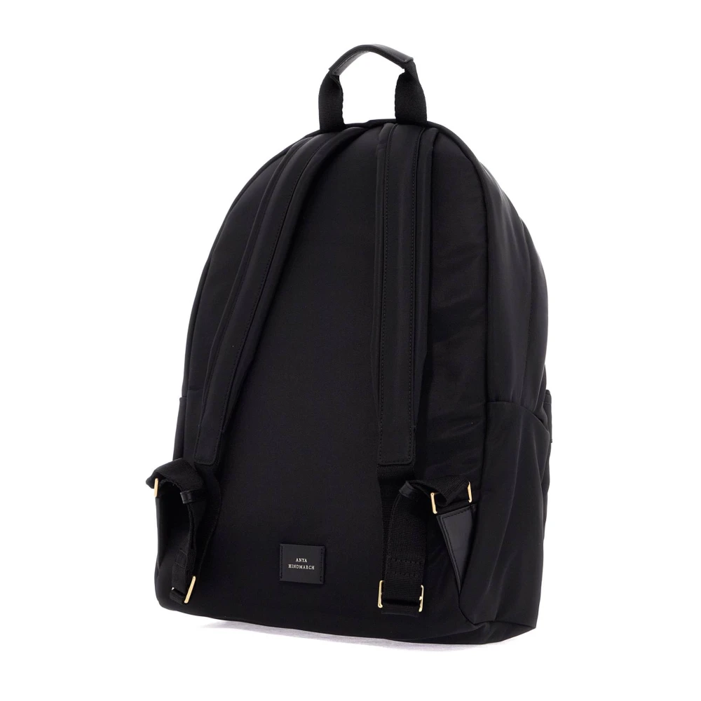 Anya Hindmarch Ogen Patch Rugzak Black Dames