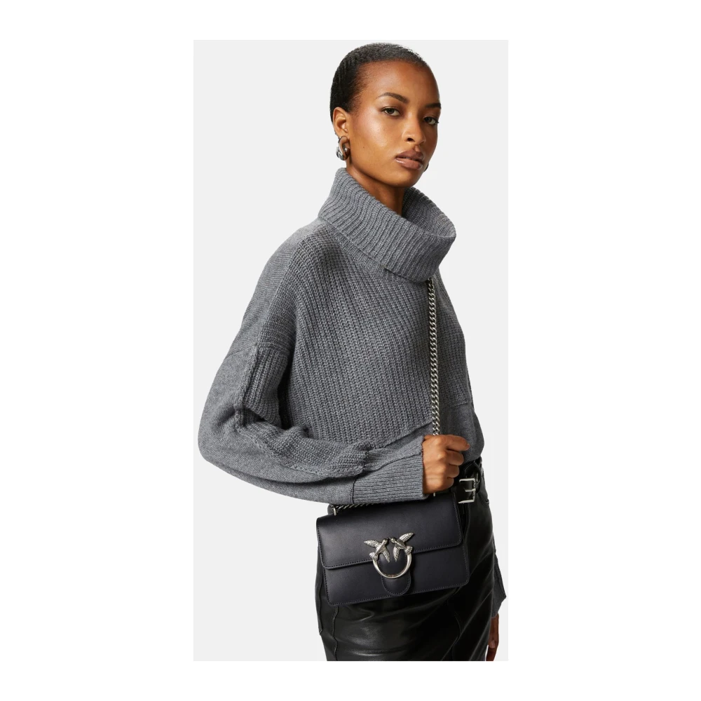 pinko Stijlvolle Handtas voor Modieuze Vrouwen Black Dames