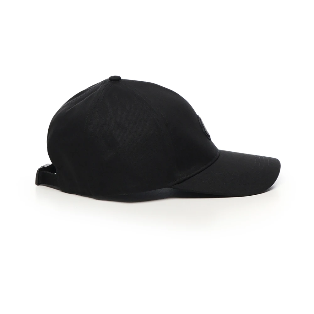 Moncler Zwarte Baseballpet Black Heren