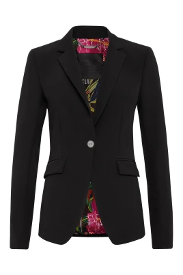 Crystal Skull Embellished Blazer
