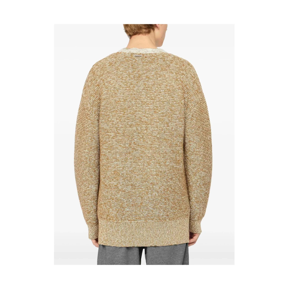JW Anderson Kleur-Blok Gebreide V-Hals Trui Multicolor Heren
