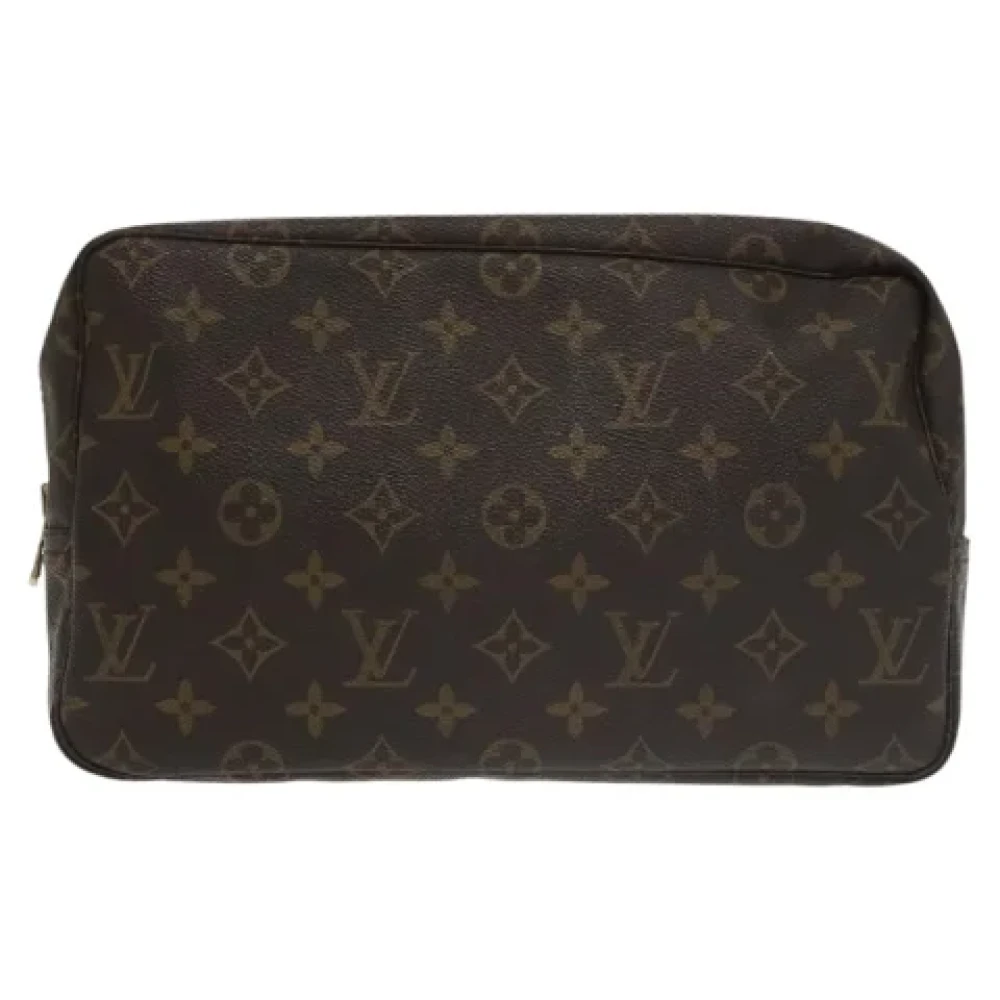 Louis Vuitton Vintage Pre-owned Canvas clutches Brown Dames