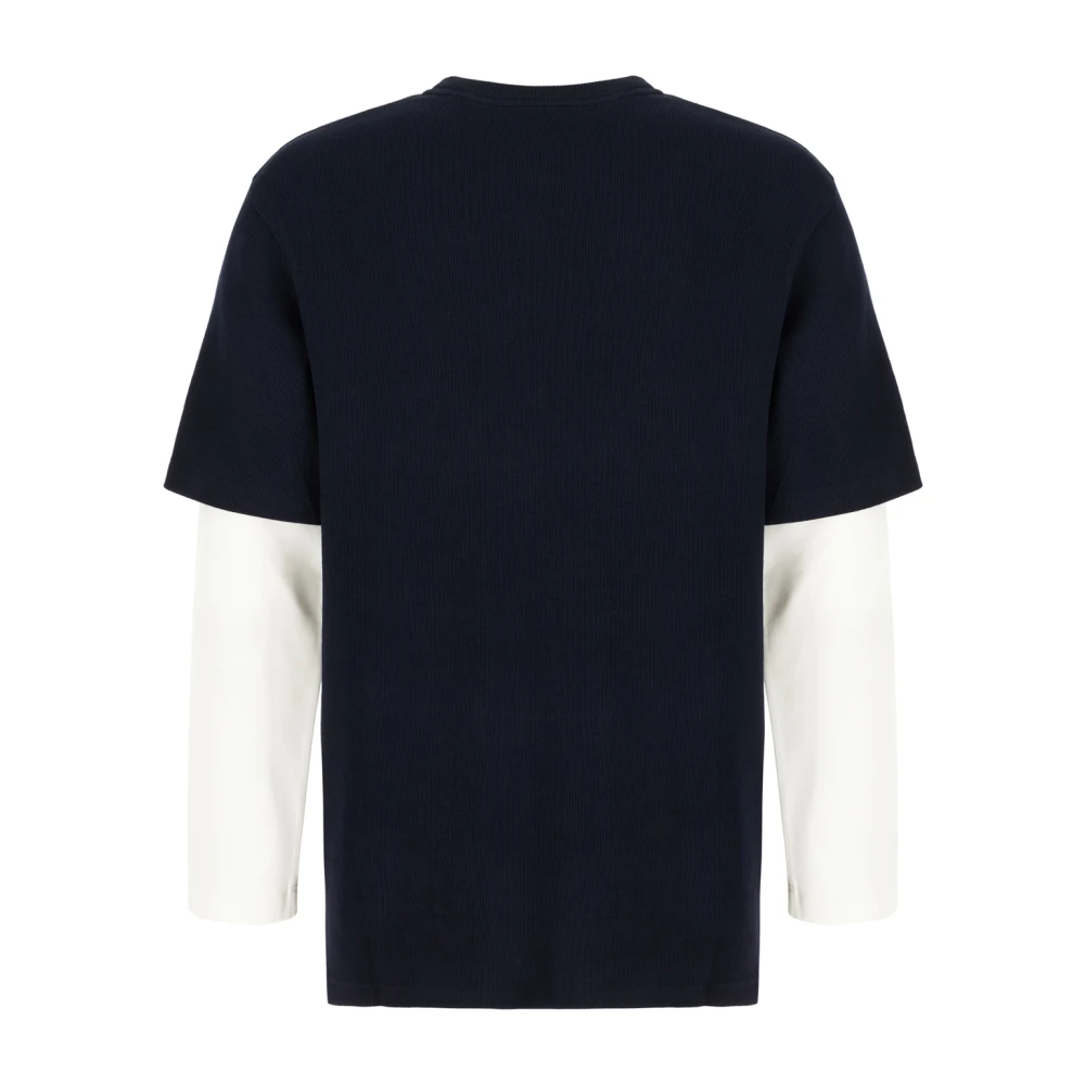 Fendi Casual Katoenen T-Shirt voor Mannen Blue Heren