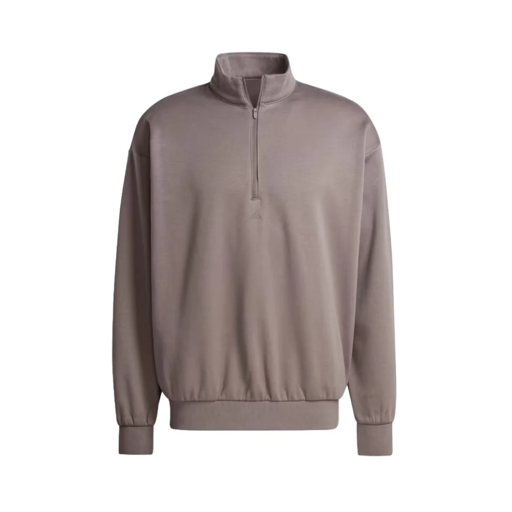 Adidas Sportieve Half-Zip Pullover Brown Heren