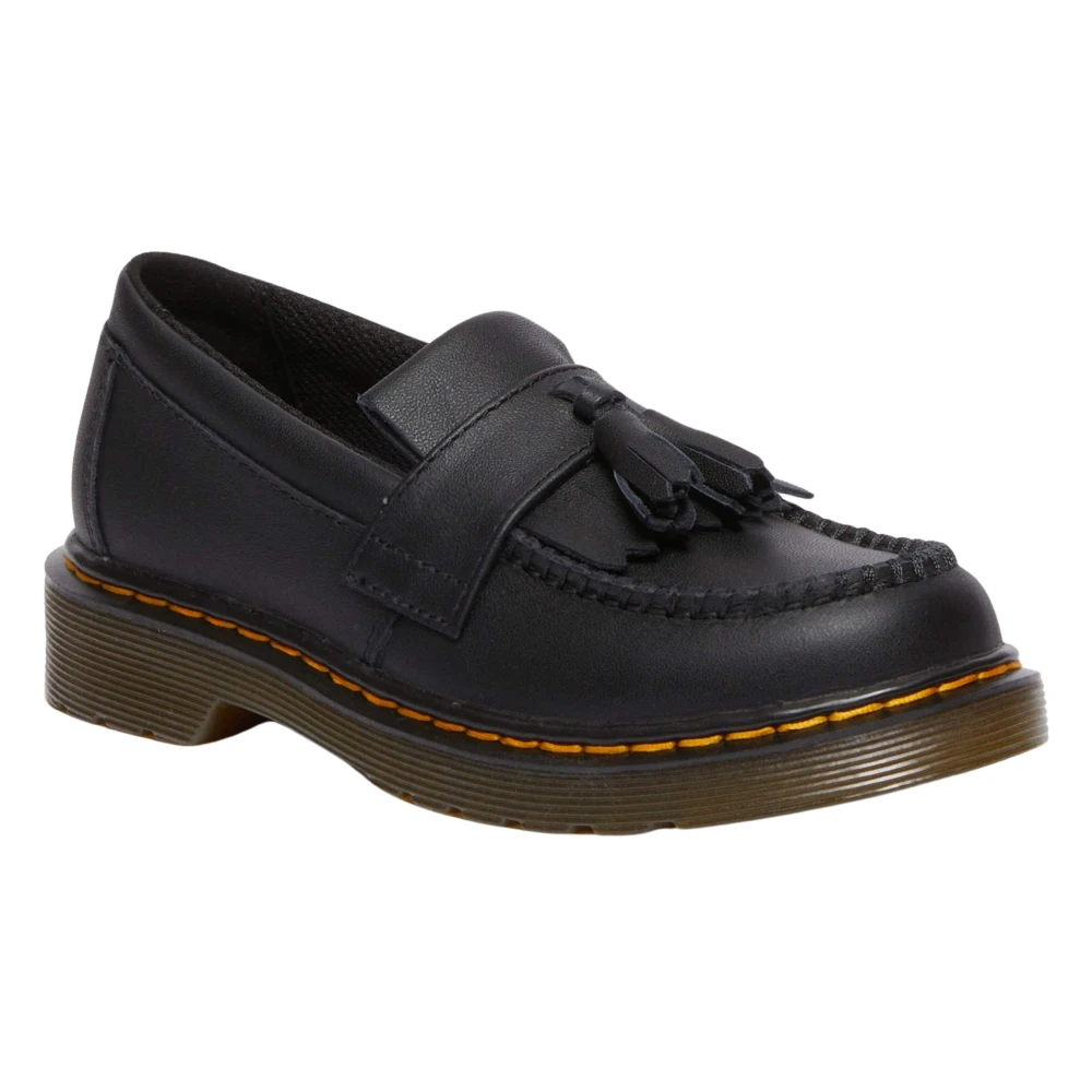 Dr. Martens Black Kids Shoes, Male, 28 Eu, Adrian Tassel Loafers