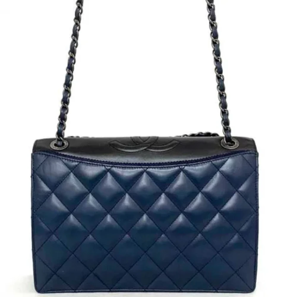 Chanel Vintage Pre-owned Fabric chanel-bags Blue Dames