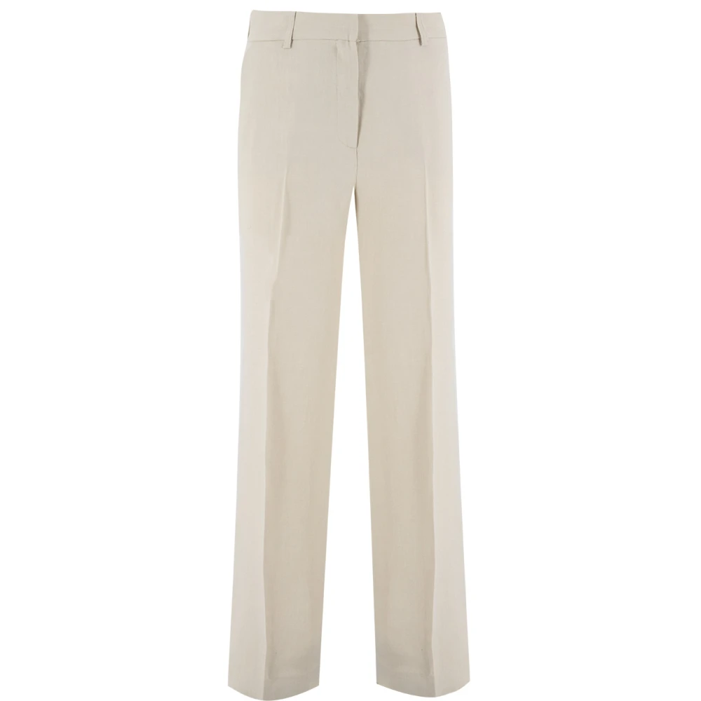 Antonelli Firenze Moderne op maat gemaakte broek voor elegantie Beige Dames