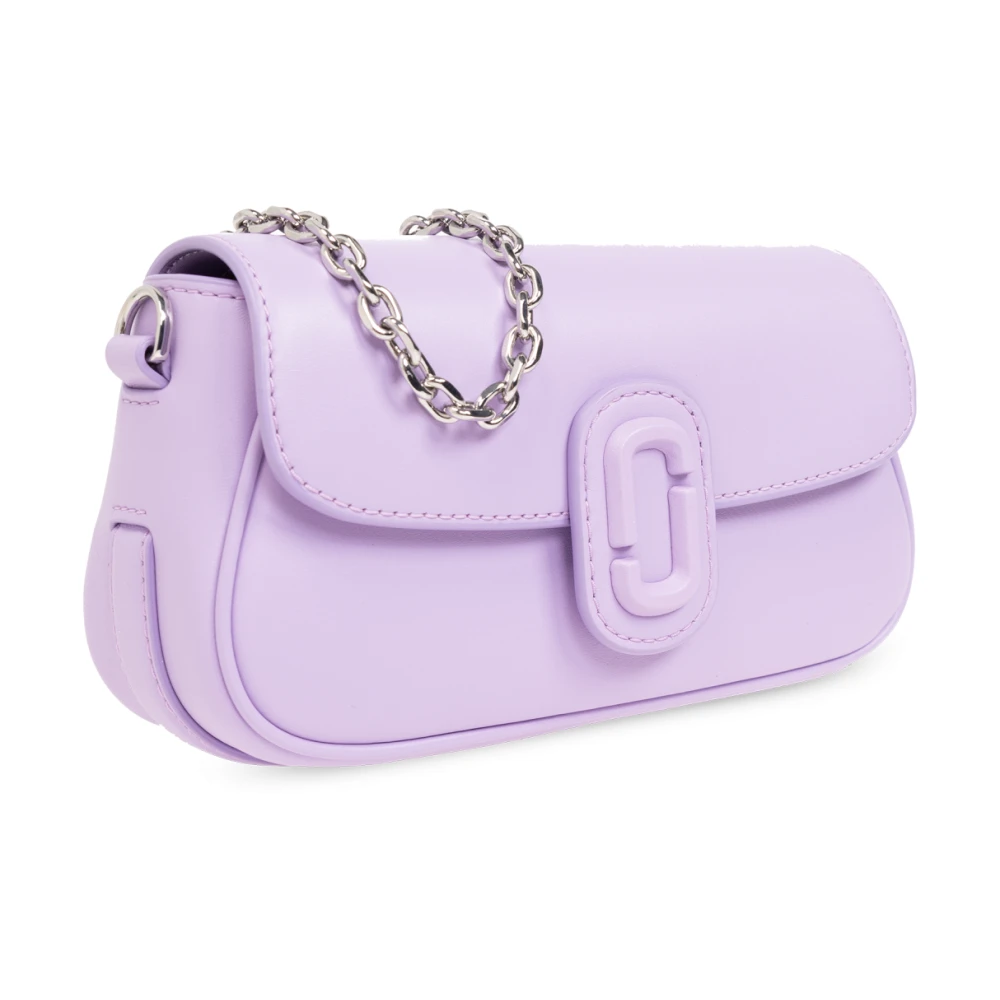 Marc Jacobs Schoudertas met logo Purple Dames