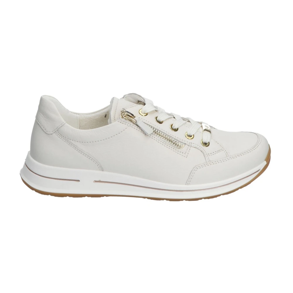 ara Crème Sneaker met Brede Pasvorm Dames Schoenen Wit