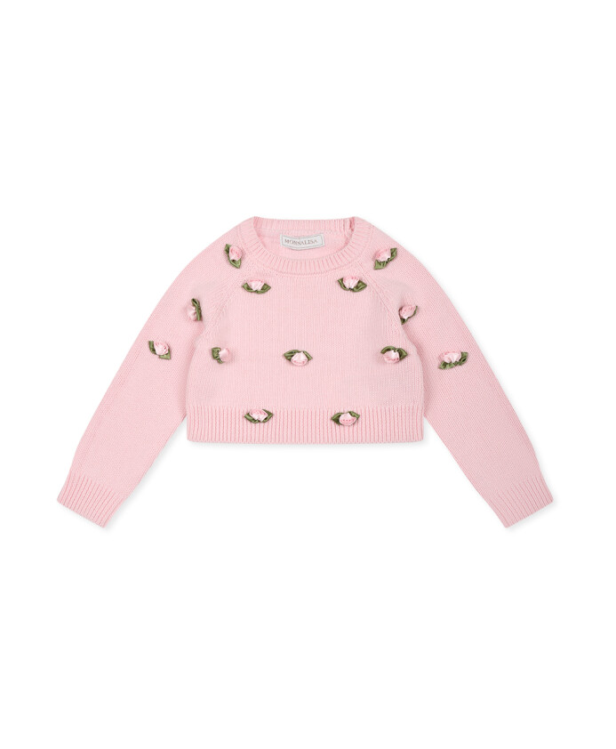 pull-rose-en-coton-avec-roses