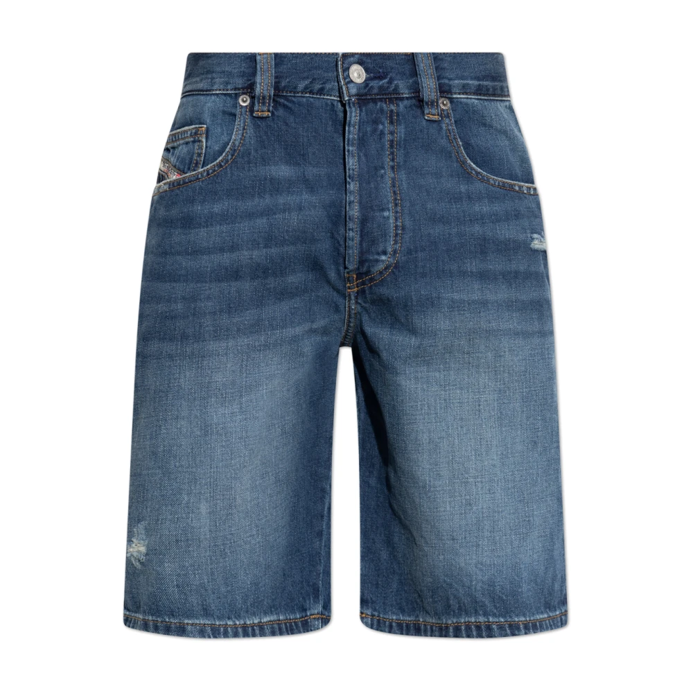 Diesel Hombre Azul Pantalones Cortos, Talla: W31