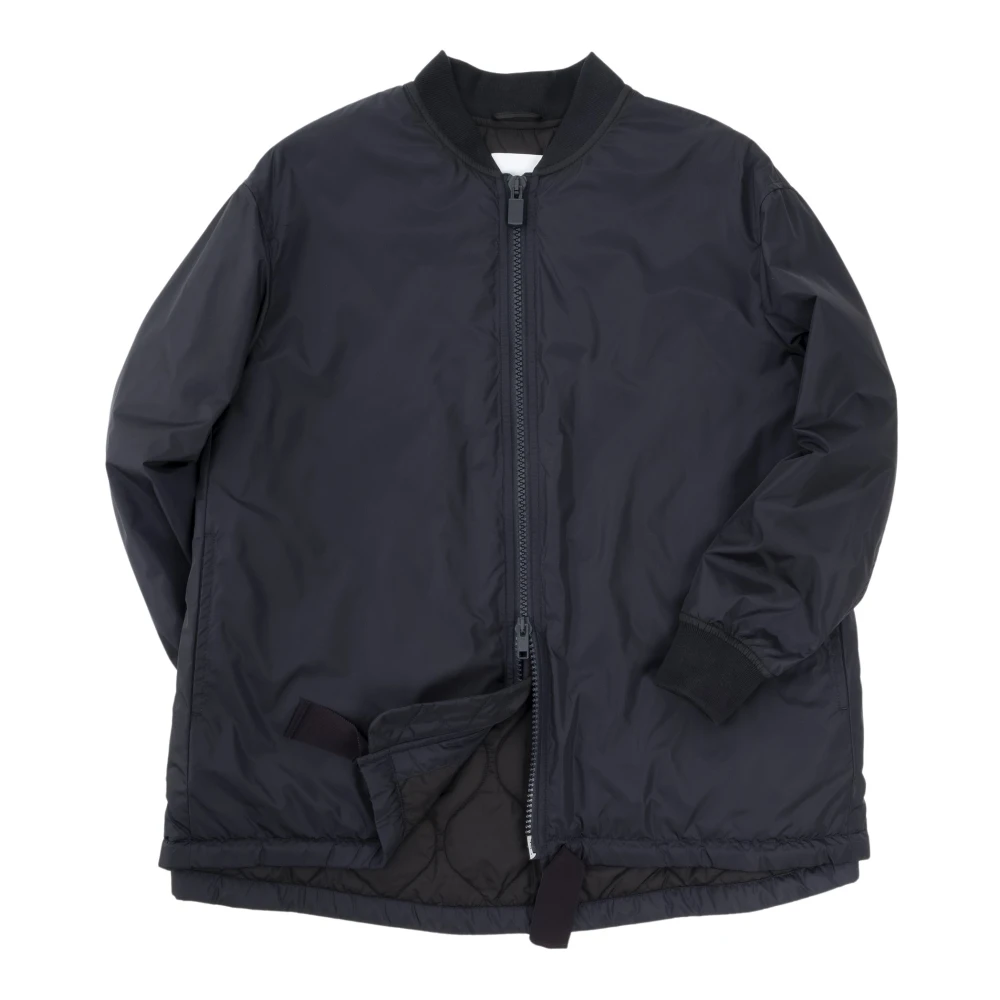 Aspesi Nylonjas met Thermore Padding Blue Heren