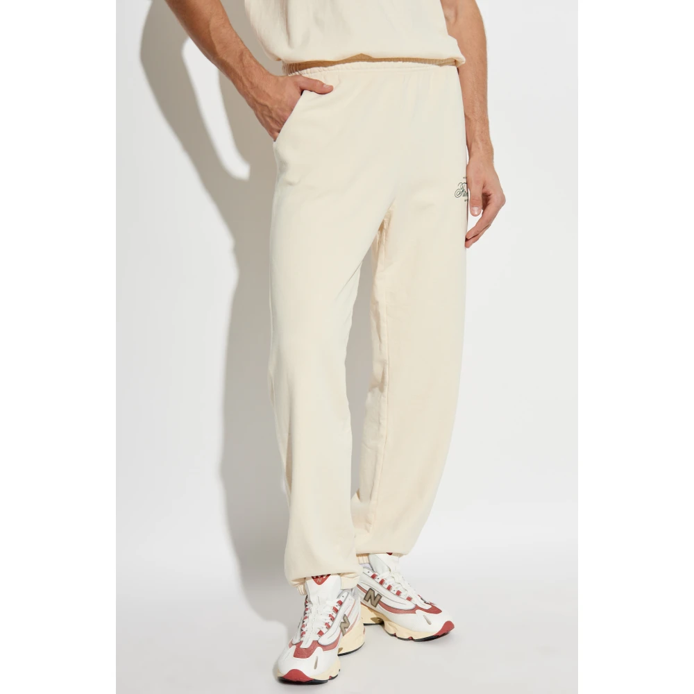 Sporty & Rich Sweatpants uit de Wall Street collectie Beige Unisex