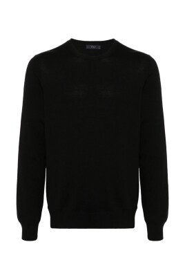 crew-neck-sweater-black