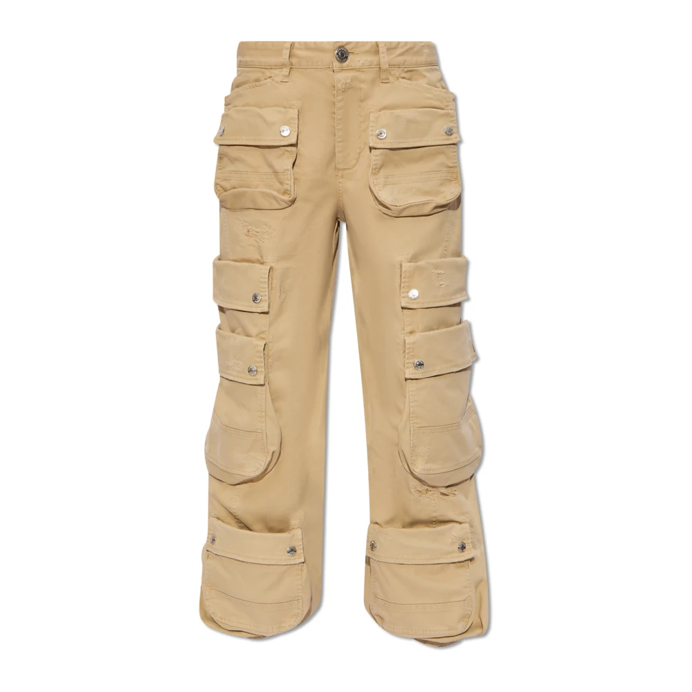 Dsquared2 Straight Trousers Beige Dames