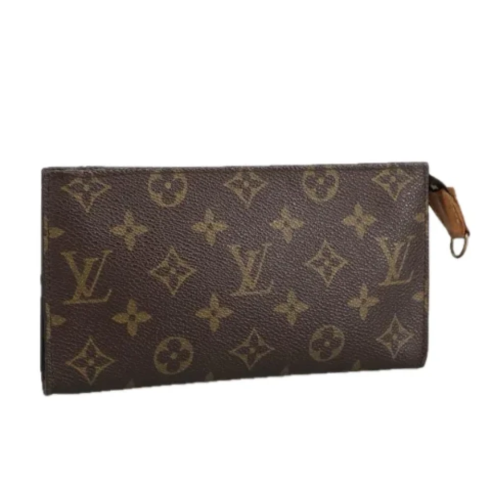 Louis Vuitton Vintage Pre-owned Canvas pouches Brown Dames
