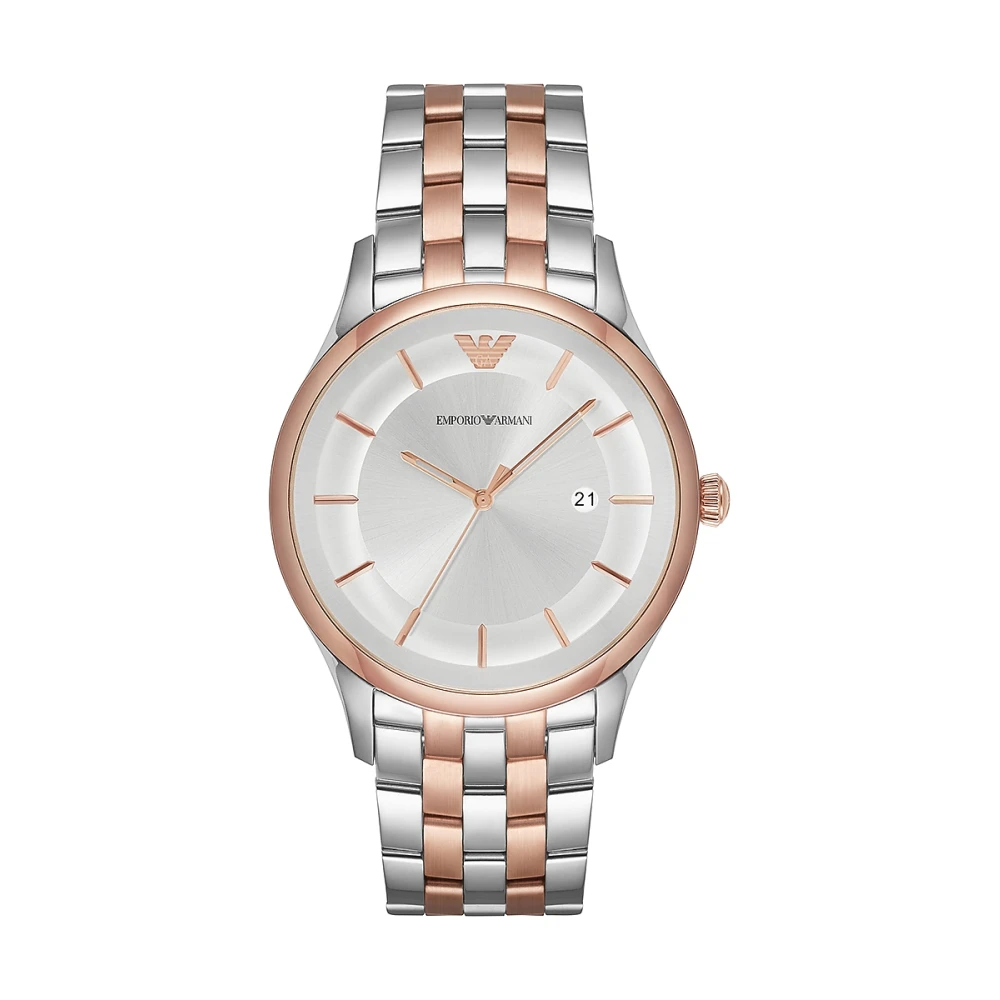 Emporio Armani Uomo Argento Orologio Da Polso, Lambda, (Orologio Analogico, 43 Mm) - Immagine 2