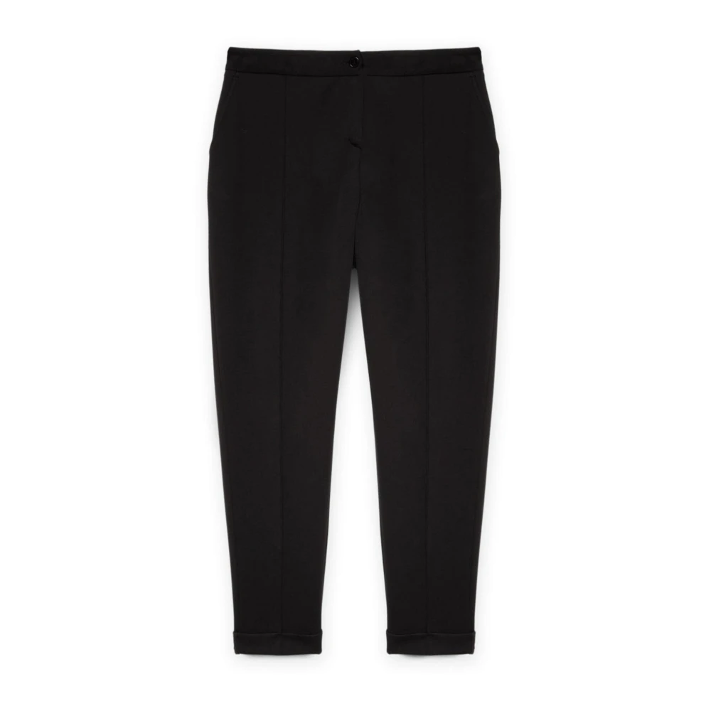 Fiorella Rubino Broek New York gemaakt van zweetstof Black Dames