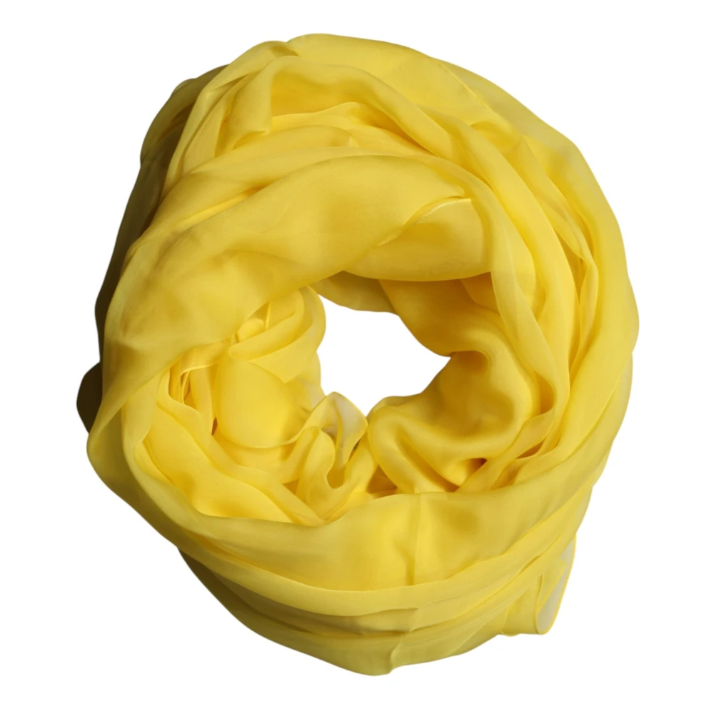 Dolce & Gabbana Homme Jaune Accessoires, Taille: One Size Étole