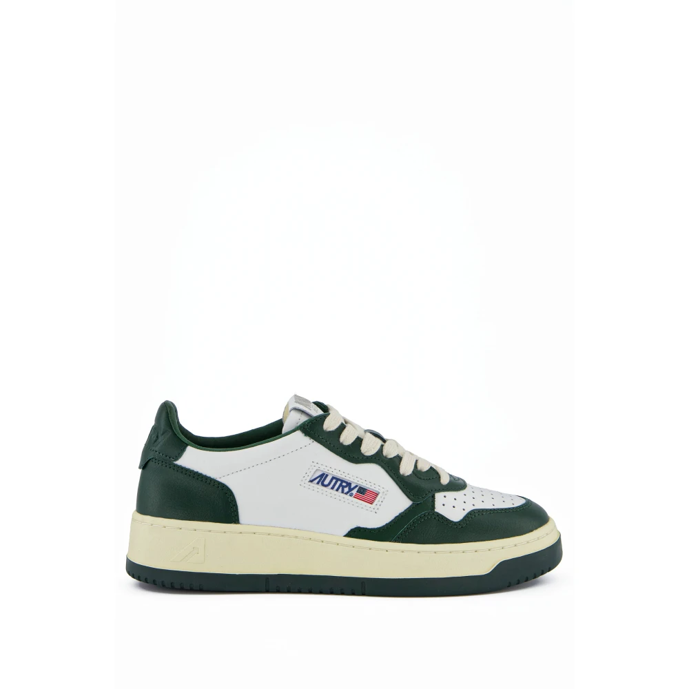 Autry Medalist Low Trainers - Male - Sneakers - Green - 7 Uk - Shoes