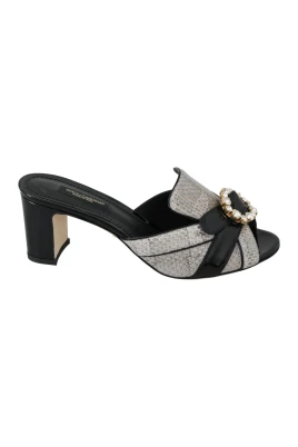 Exotiska Läderkristall Sandaler