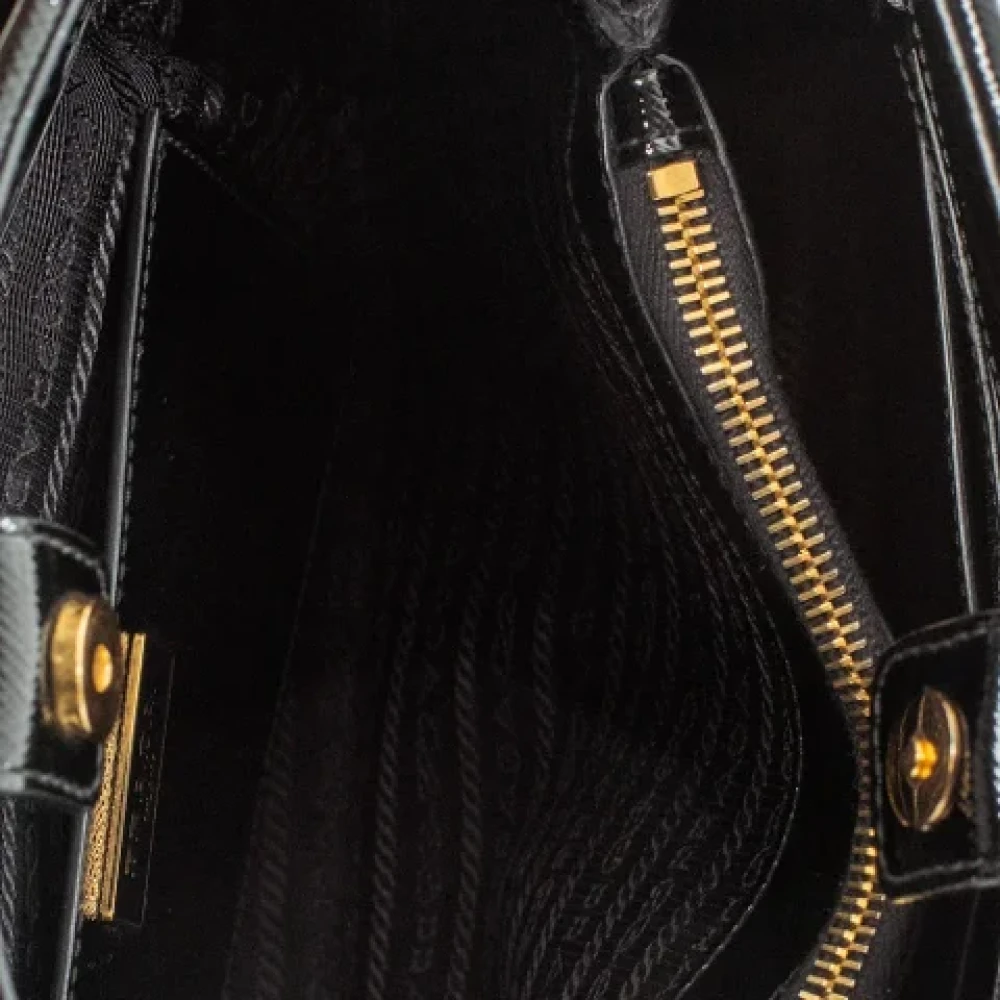 Prada Vintage Pre-owned Leather prada-bags Black Dames