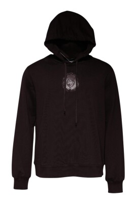brown-cotton-logo-hooded-sweatshirt