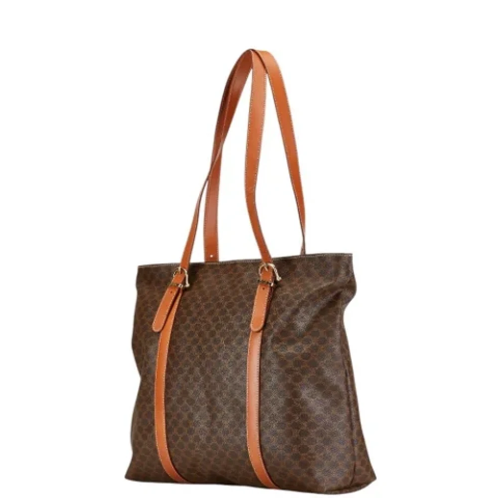 Celine Vintage Pre-owned Leather celine-bags Brown Dames