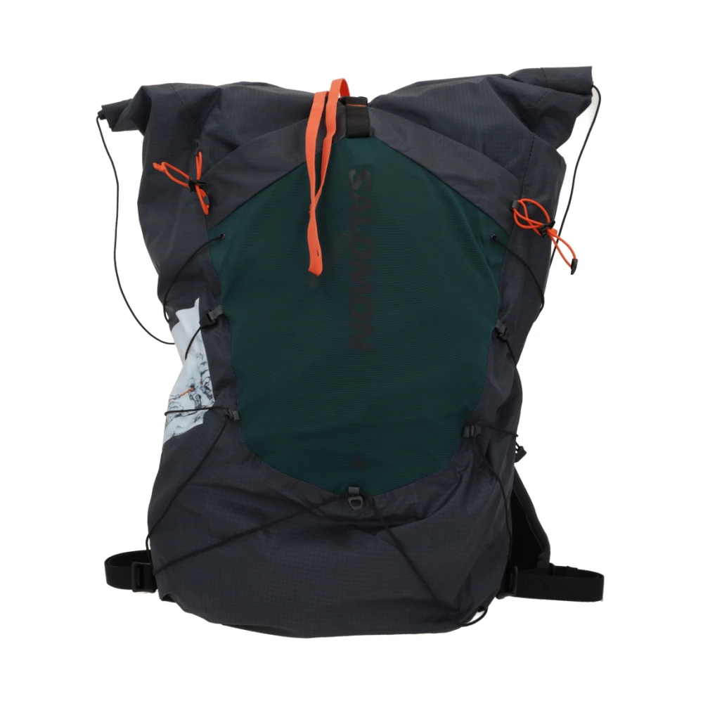 Salomon Groene Mesh Rugzak met Donkergrijs Green Heren