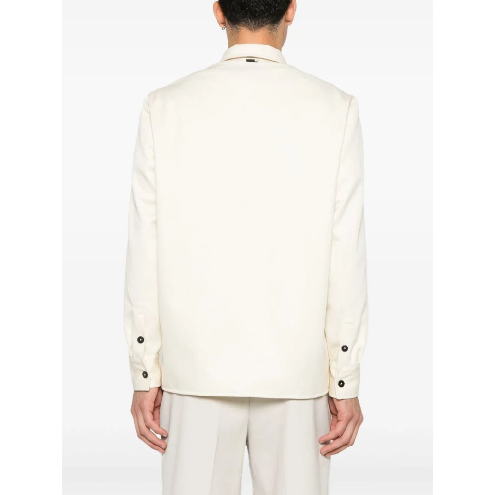 Low Brand Casual Overhemden Beige Heren