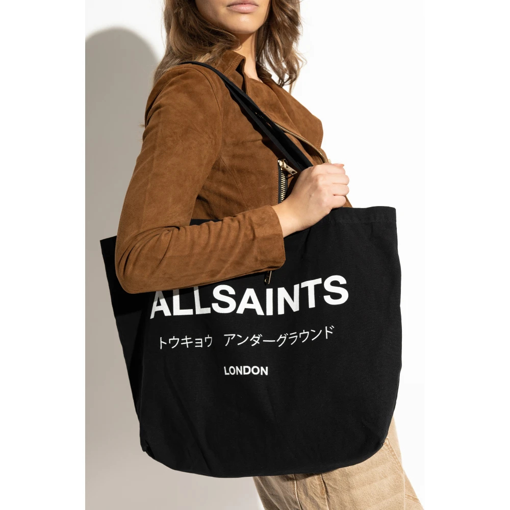 AllSaints Tas Underground in shopperstijl Black Heren