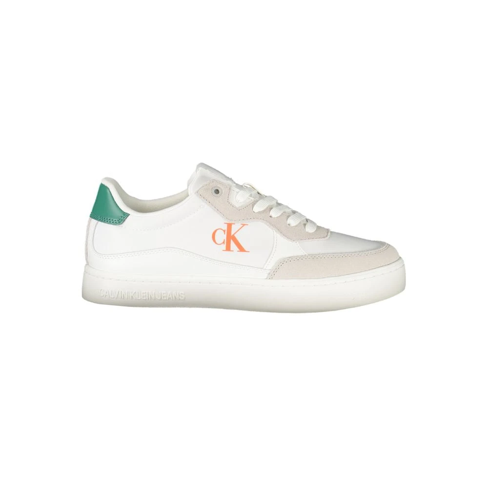 Calvin Klein , Sneakers, Male, White, 10 Uk, Leather Sneaker